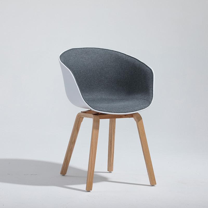 Design minimalista sedia da pranzo in plastica in plastica sedia da pranzo solido