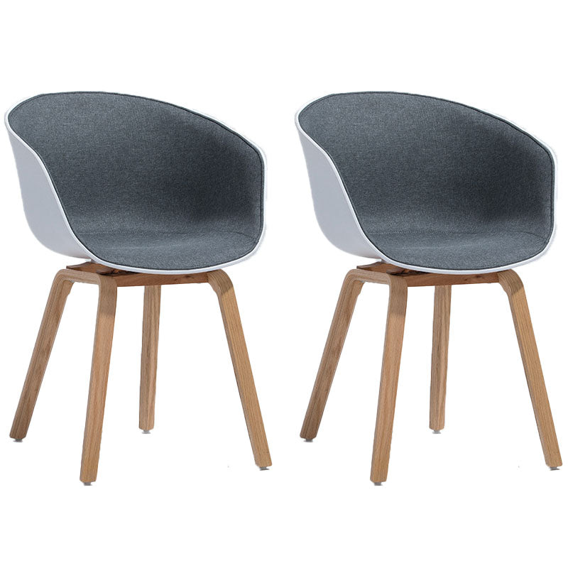 Design minimalista sedia da pranzo in plastica in plastica sedia da pranzo solido