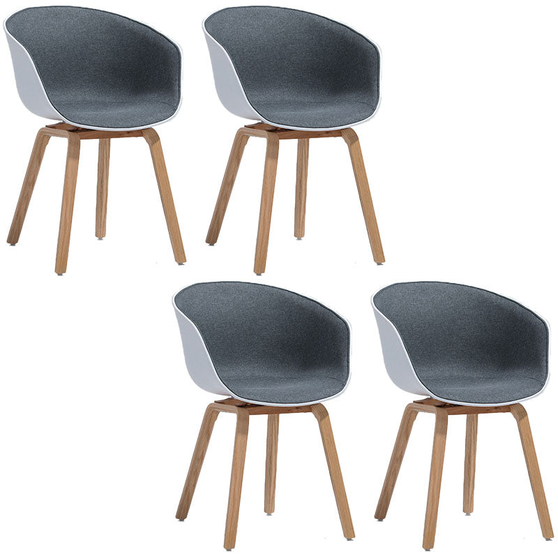 Design minimalista sedia da pranzo in plastica in plastica sedia da pranzo solido