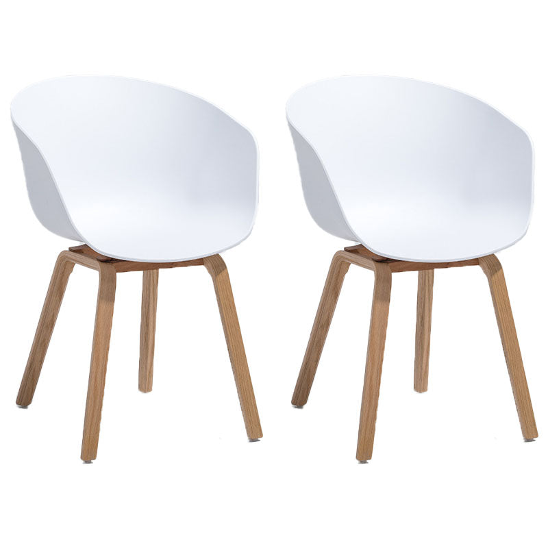 Design minimalista sedia da pranzo in plastica in plastica sedia da pranzo solido