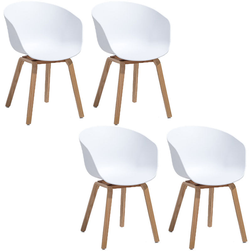 Design minimalista sedia da pranzo in plastica in plastica sedia da pranzo solido