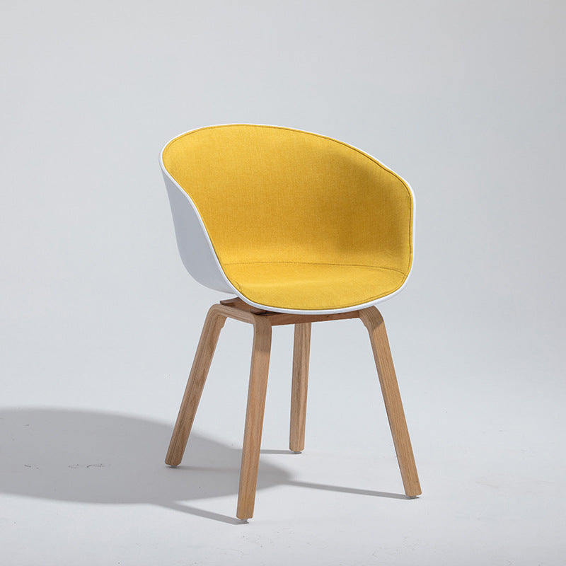 Design minimalista sedia da pranzo in plastica in plastica sedia da pranzo solido