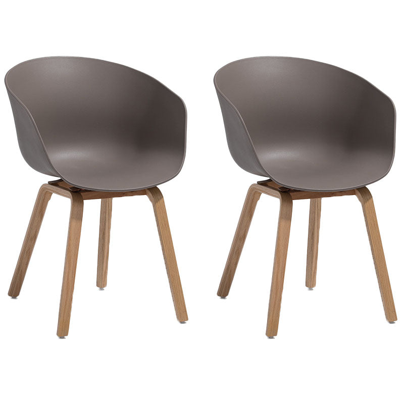 Design minimalista sedia da pranzo in plastica in plastica sedia da pranzo solido