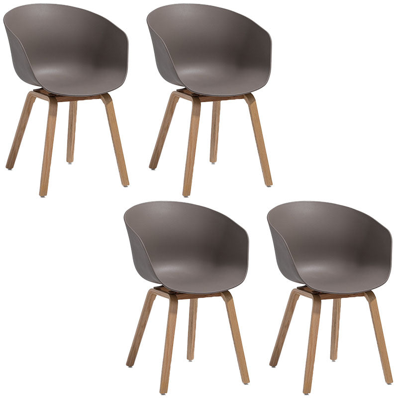 Design minimalista sedia da pranzo in plastica in plastica sedia da pranzo solido