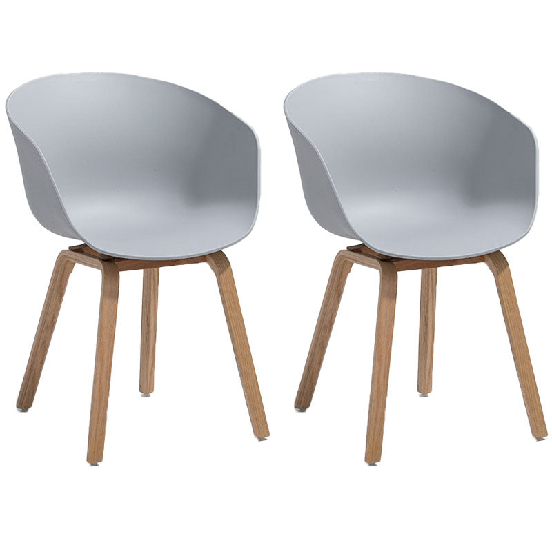 Design minimalista sedia da pranzo in plastica in plastica sedia da pranzo solido