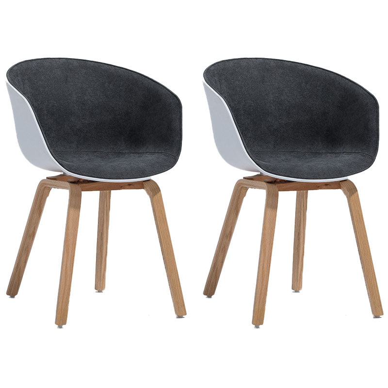 Design minimalista sedia da pranzo in plastica in plastica sedia da pranzo solido