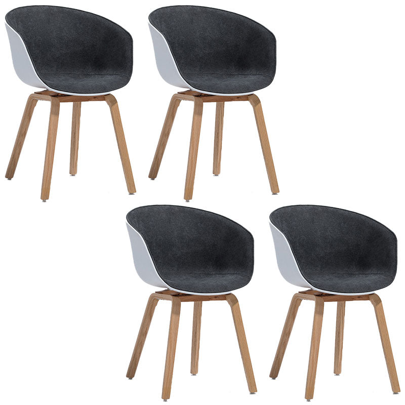Design minimalista sedia da pranzo in plastica in plastica sedia da pranzo solido
