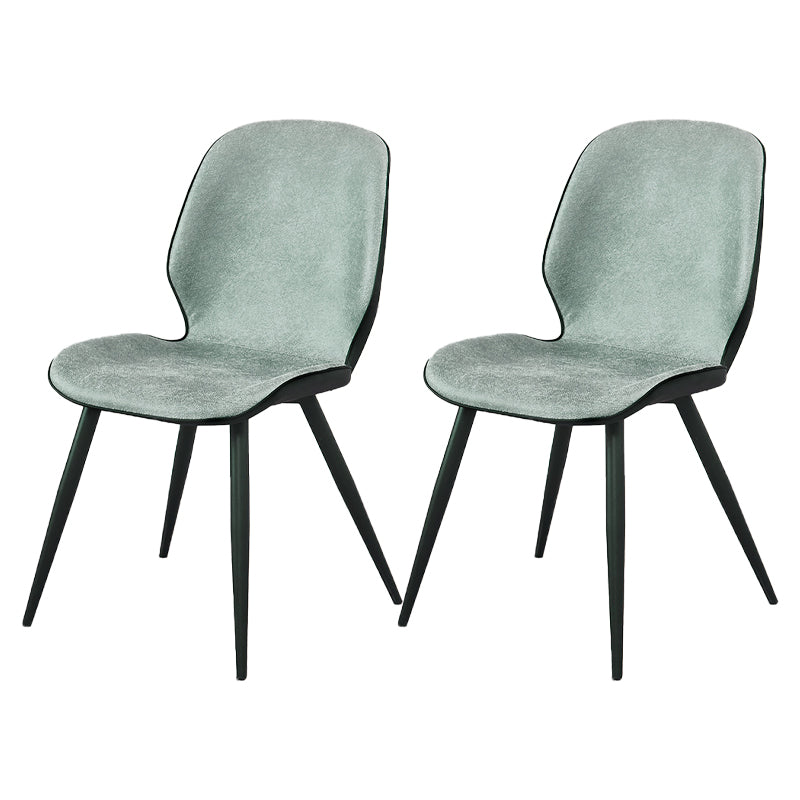 Silla de comedor de metal moderno Silla lateral con respaldo para uso en restaurantes