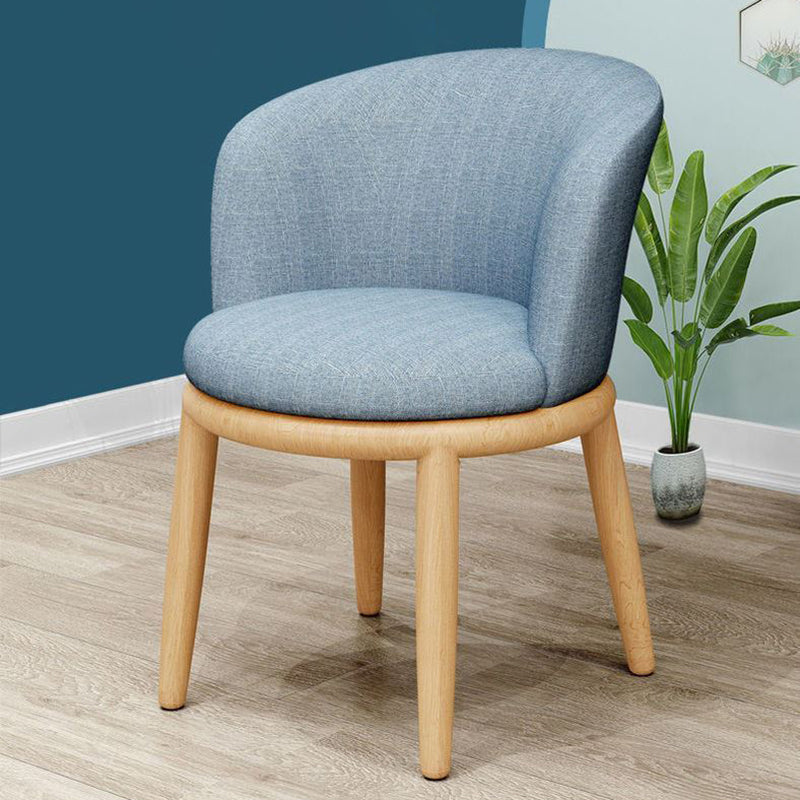 Silla de comedor moderna de metal, sillas de comedor tapizadas sin brazos para uso en restaurantes