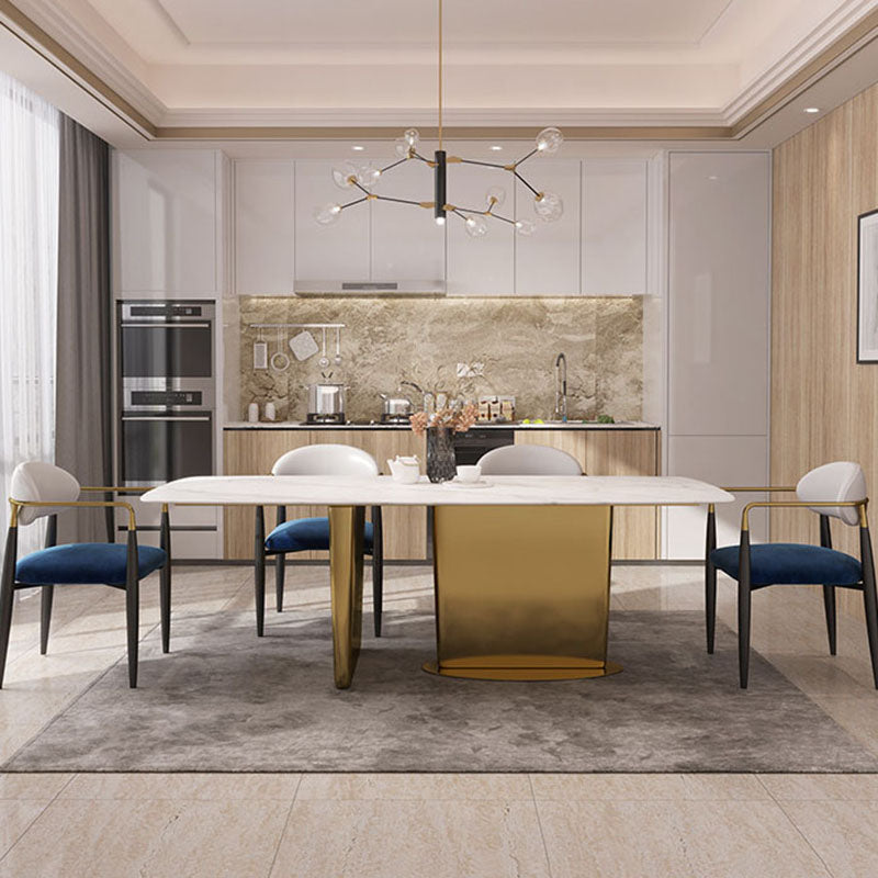 Metal de la cocina del estilo moderno que cena la parte posterior abierta de la silla que cena la silla lateral del brazo