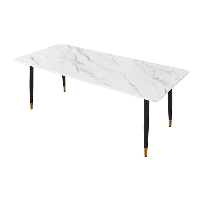 Modern Metal Dining Room Set 1/2/5/7 Pieces Dining Furniture Set