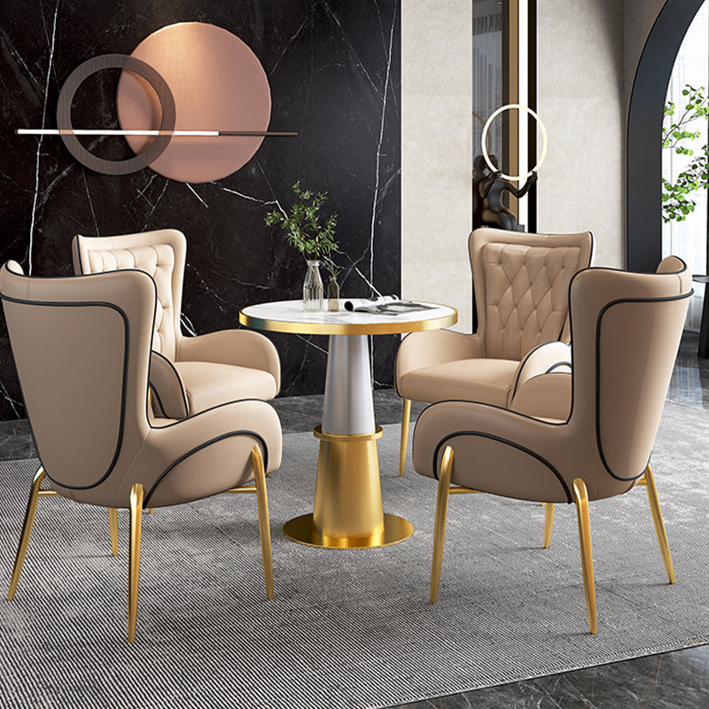 Glam 1/5 Pieces Dining Set Sintered Stone Dining Table Set for Home Use