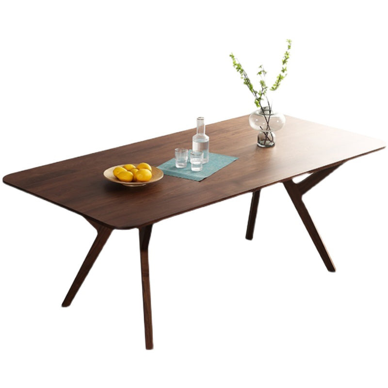 1/2/5/7 Pcs Ash Wood Modern Dining Room Set with Rectangle Table Dining Set