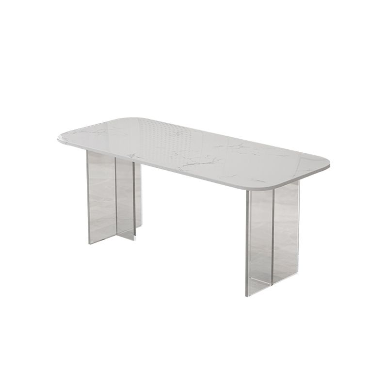 1/2/5/7 Pieces Modern Dining Set with Rectangle Table and Red Chairs Dinette Set