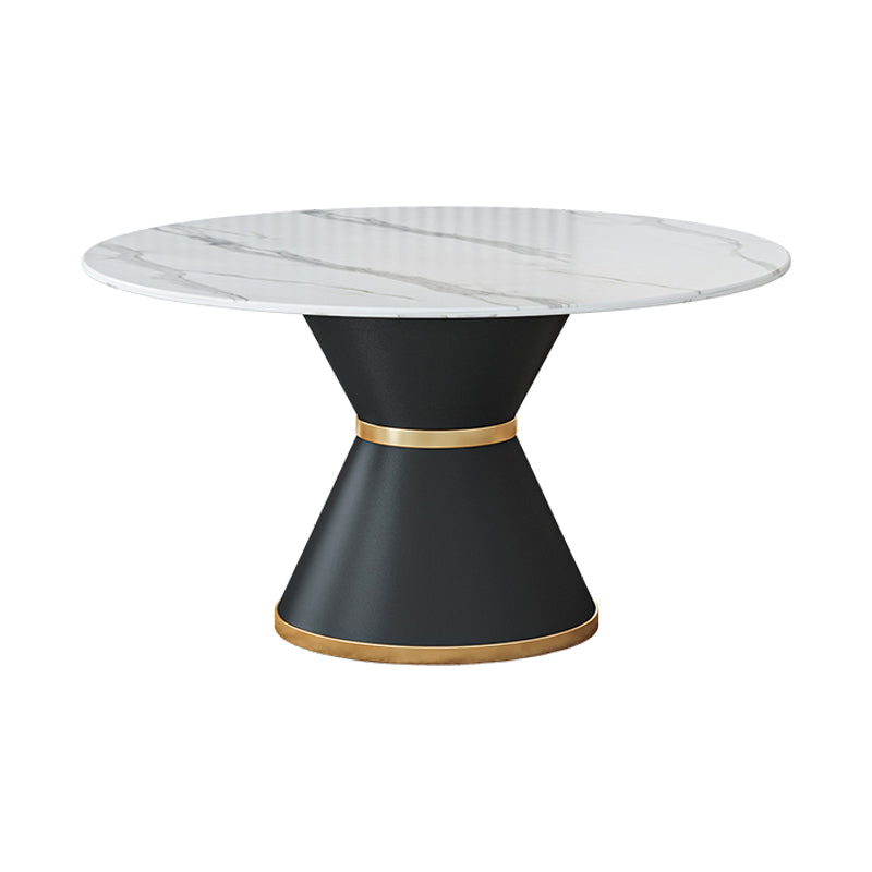 1/2/7/9 Pcs Metal Modern Dining Room Set with Round Indoor Table Dining Set