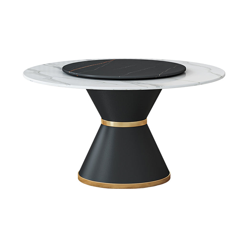 1/2/7/9 Pcs Metal Modern Dining Room Set with Round Indoor Table Dining Set