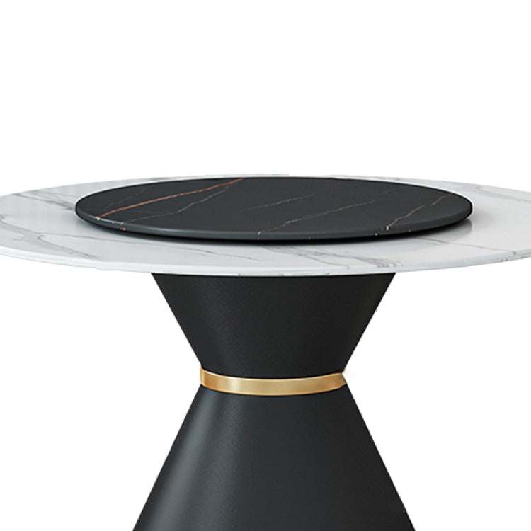 1/2/7/9 Pcs Metal Modern Dining Room Set with Round Indoor Table Dining Set