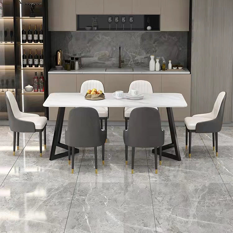 Modern 1/4/5/7 Pieces Furniture with Sintered Stone Table and Chairs Dining Set