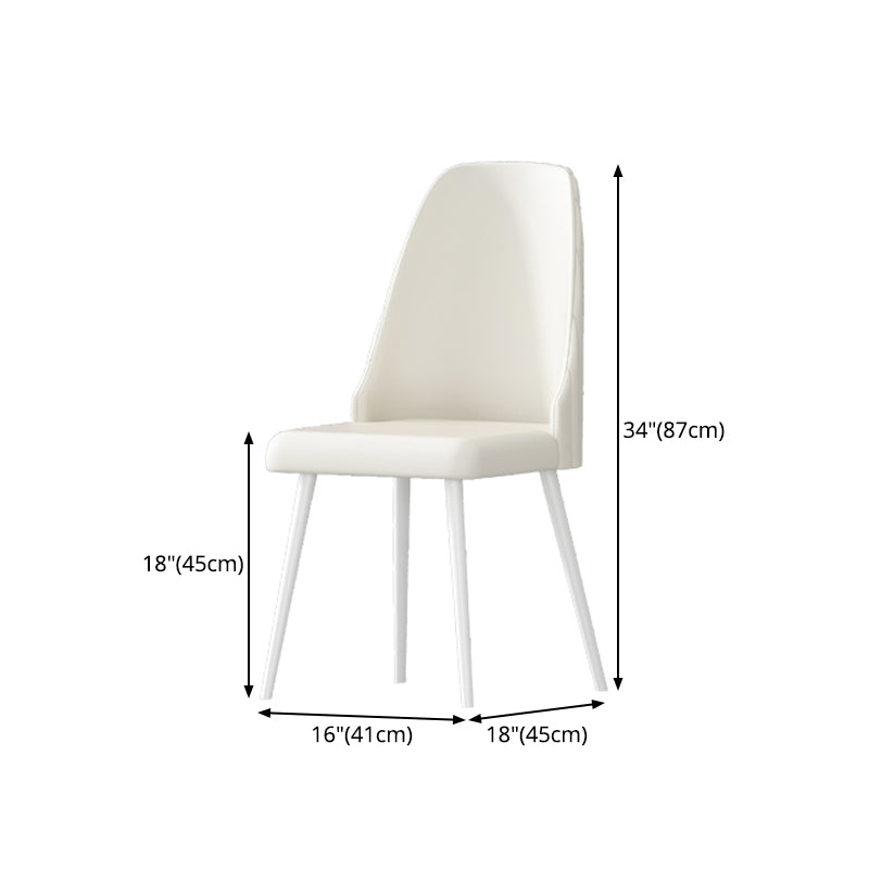 Modern 1/2/5/7 Pieces Rectangle Dining Set Sintered Stone Top Table with Leather Chairs