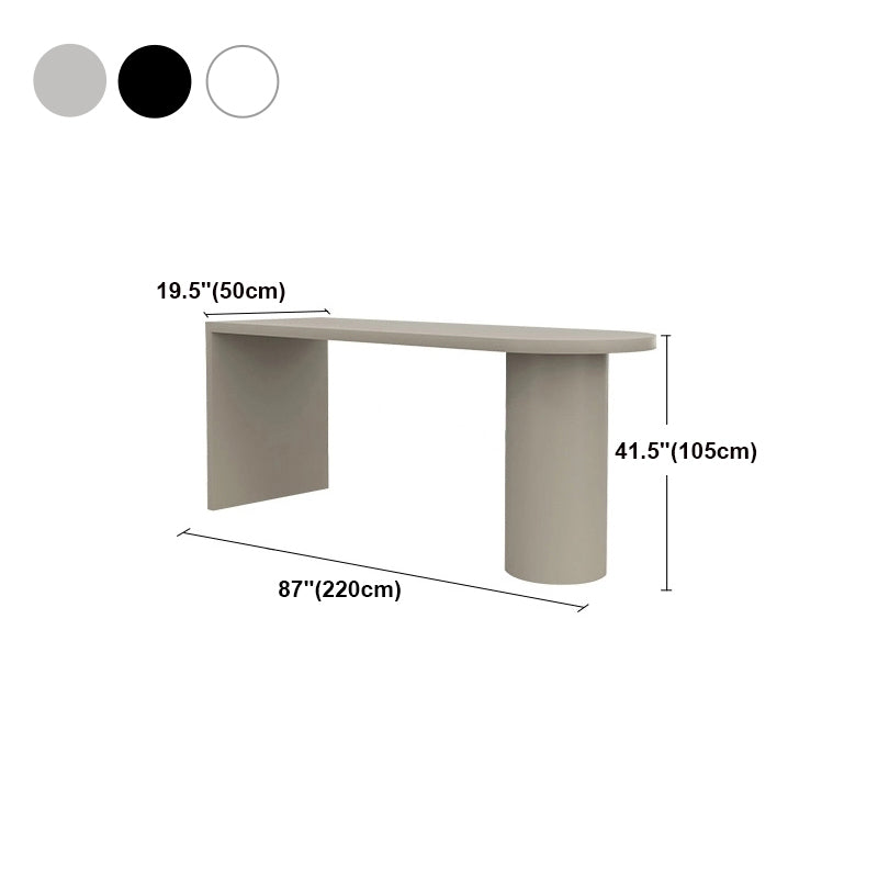 Modern Solid Wood Specialty Bar Table Double Pedestal Bistro Table for Kitchen