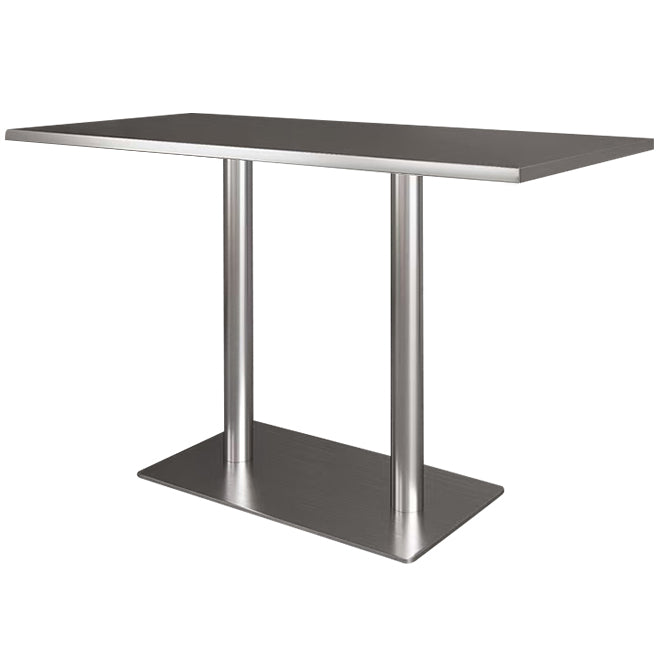 Industrial Style Dining Site Table Stainless Steel Dining Room Collection