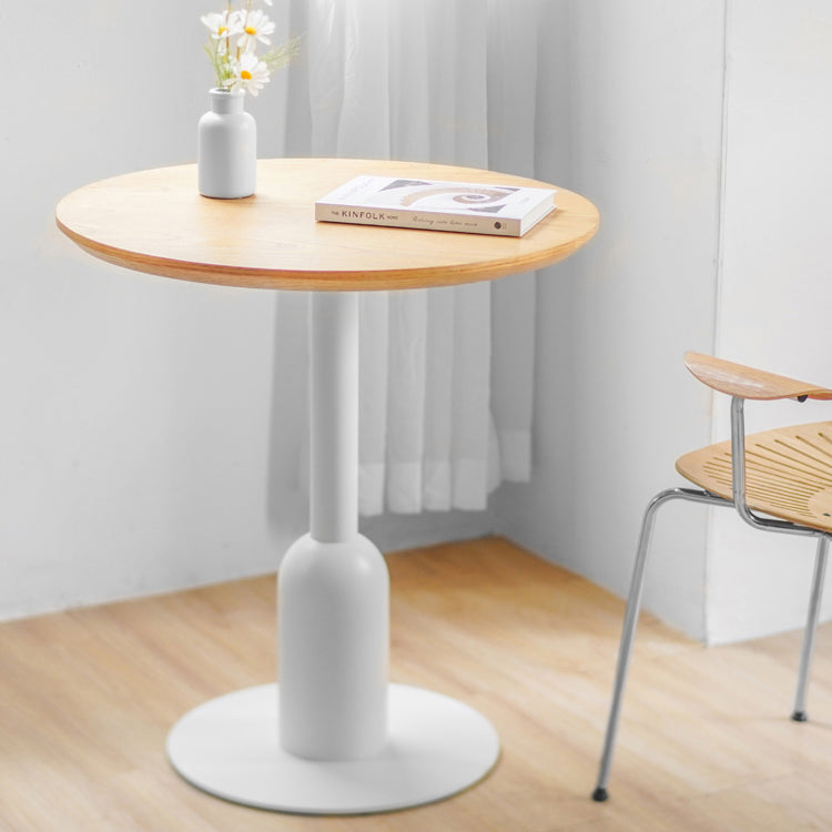 Industriestil Essstandort Tabelle MDF Esszimmermöbel mit Sockelbasis