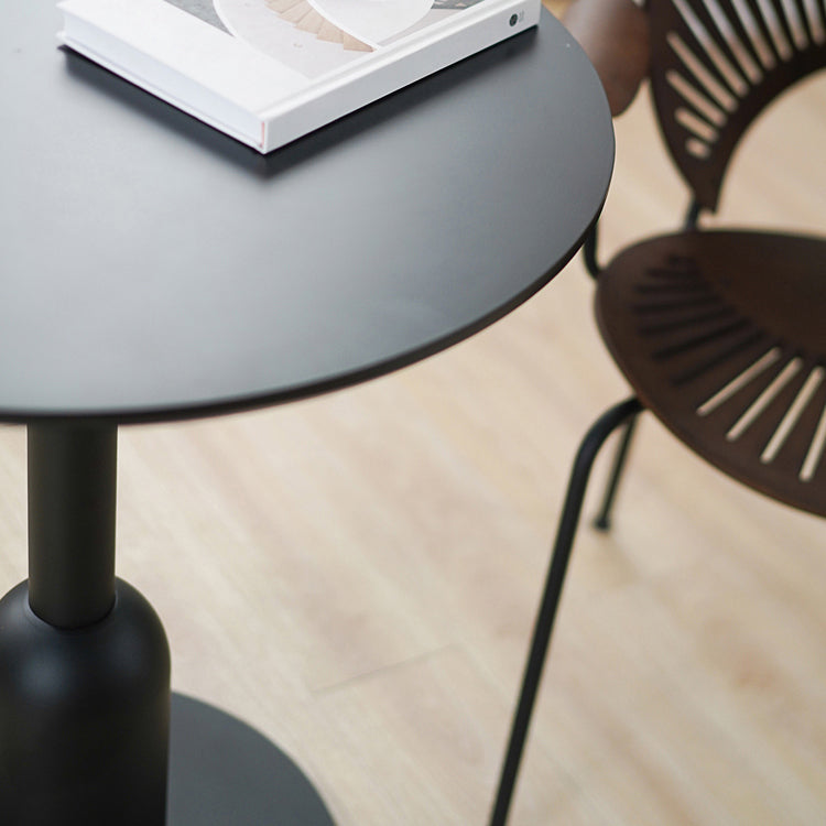 Industriestil Essstandort Tabelle MDF Esszimmermöbel mit Sockelbasis