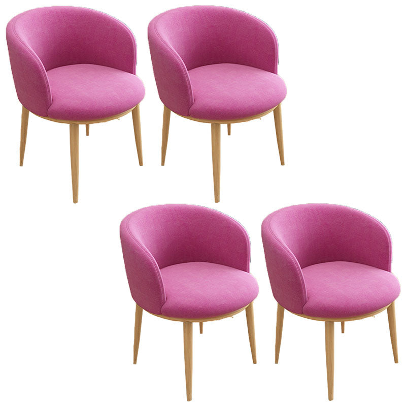 Silla de comedor de cuero con respaldo sólido y acabado mate para el hogar contemporáneo