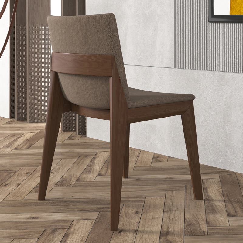 Sillas de comedor de estilo moderno, cocina, comedor, silla lateral sin brazos de madera