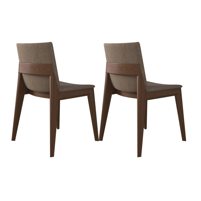 Sillas de comedor de estilo moderno, cocina, comedor, silla lateral sin brazos de madera