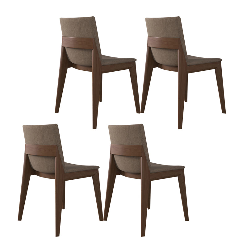 Sillas de comedor de estilo moderno, cocina, comedor, silla lateral sin brazos de madera