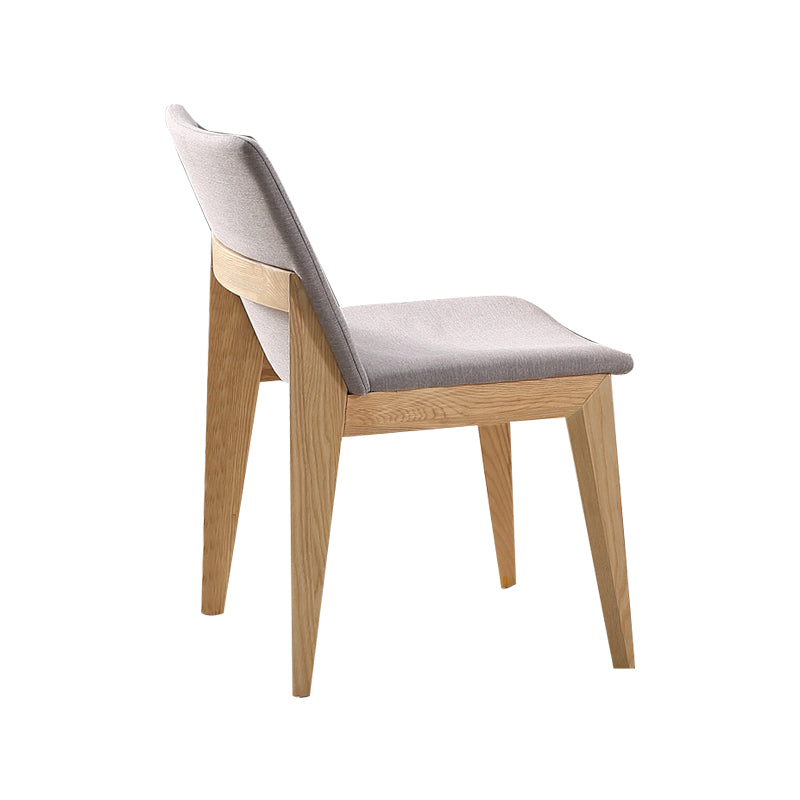 Sillas de comedor de estilo moderno, cocina, comedor, silla lateral sin brazos de madera