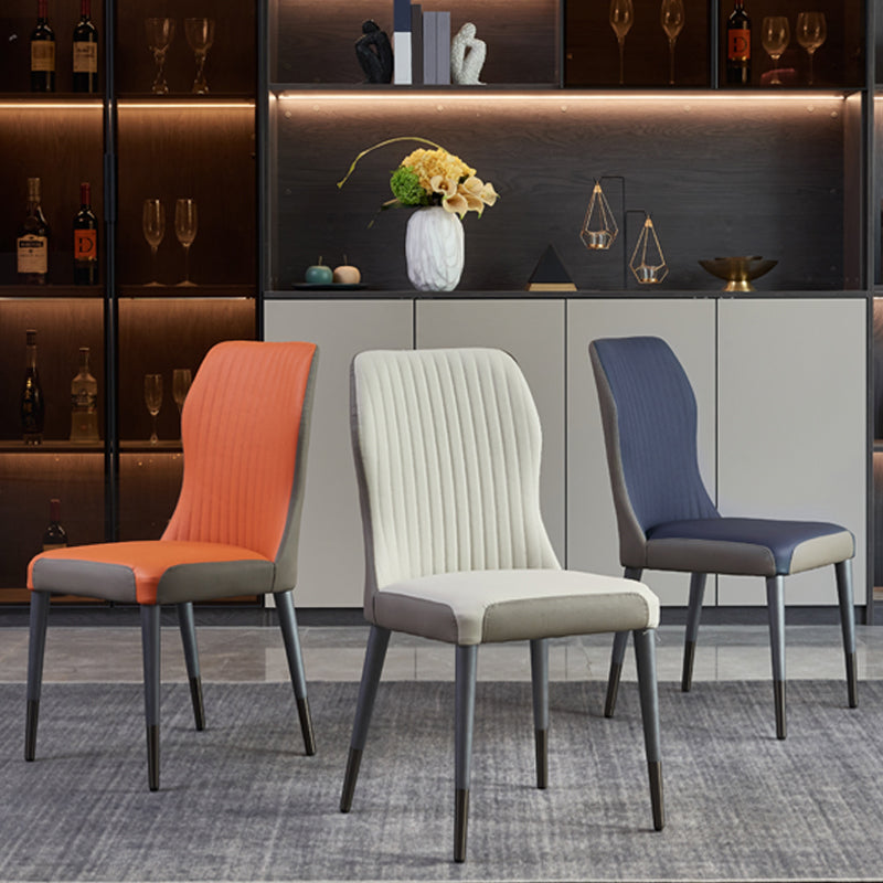 Sillas de comedor de madera estilo moderno Cocina Comedor Sillas laterales sin brazos