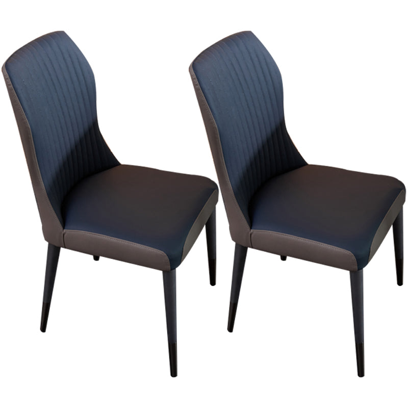 Sillas de comedor de madera estilo moderno Cocina Comedor Sillas laterales sin brazos