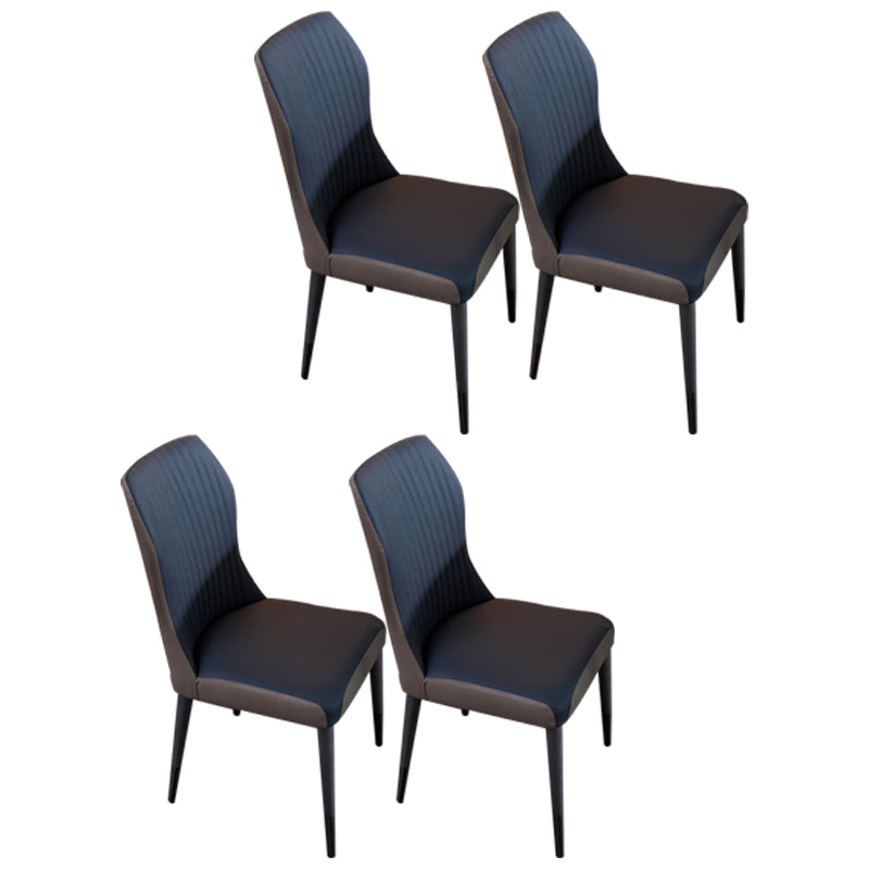 Sillas de comedor de madera estilo moderno Cocina Comedor Sillas laterales sin brazos