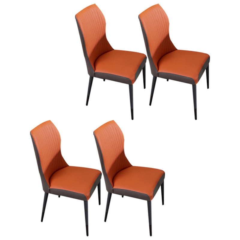 Sillas de comedor de madera estilo moderno Cocina Comedor Sillas laterales sin brazos