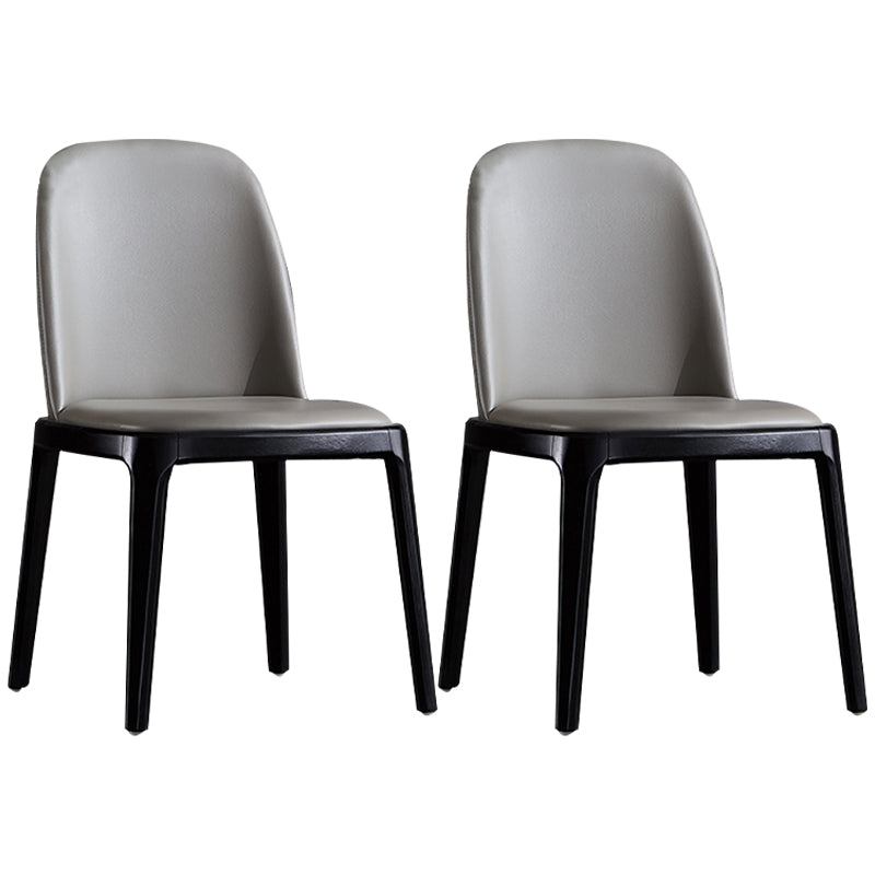 Silla lateral de cuero industrial para restaurante Silla de comedor Parsons