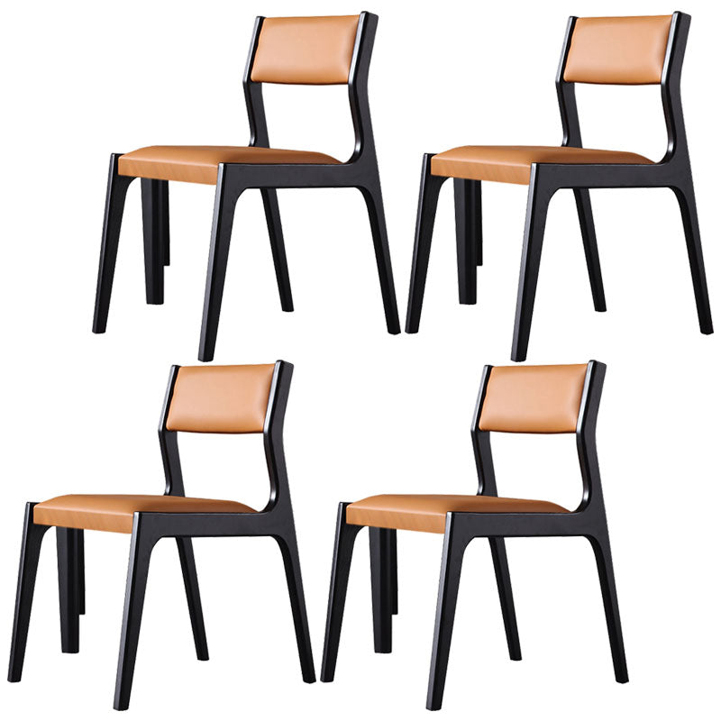 Estilo moderno que cena la cocina de las sillas de madera que cena la silla lateral sin brazos