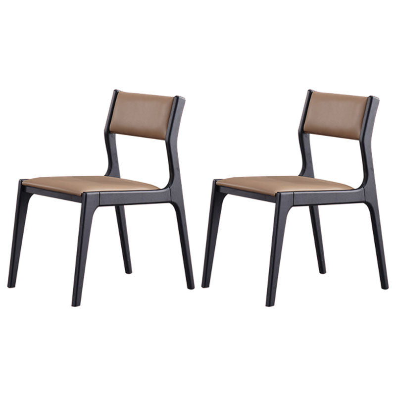 Estilo moderno que cena la cocina de las sillas de madera que cena la silla lateral sin brazos