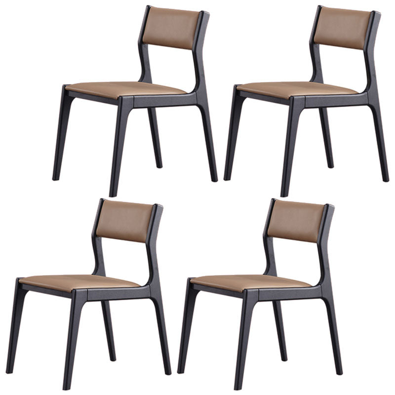 Estilo moderno que cena la cocina de las sillas de madera que cena la silla lateral sin brazos