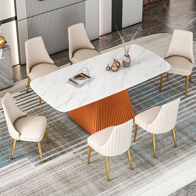 Nordic 1/2/5/7 Pieces Rectangle Dining Set Sintered Stone Dining Table Set