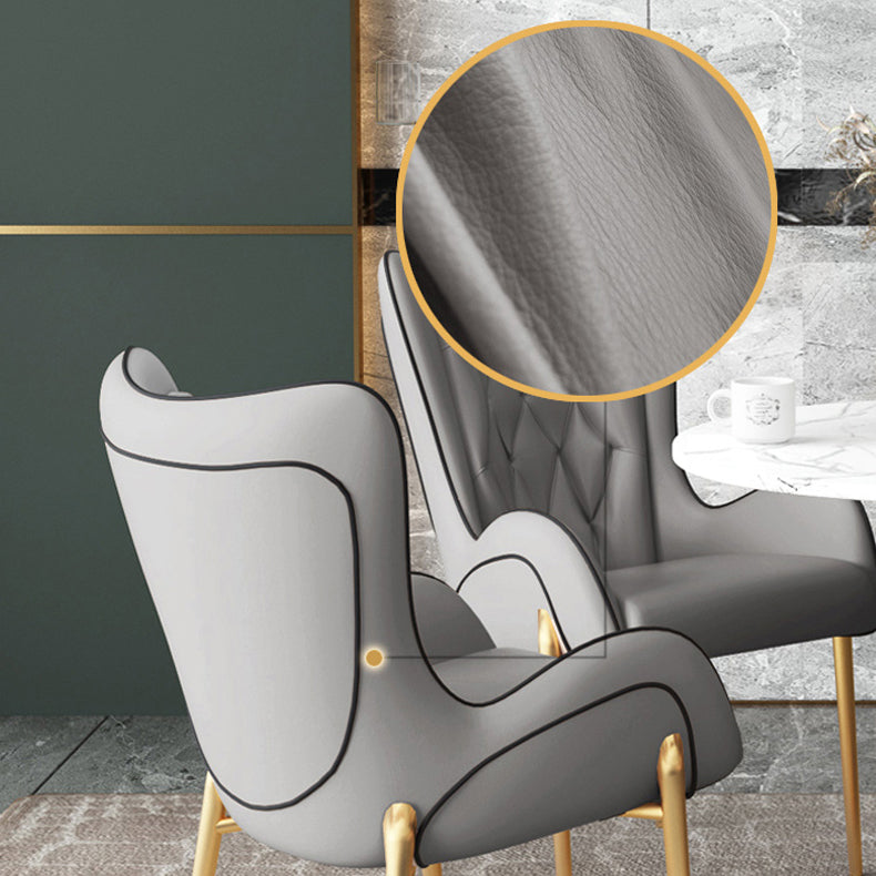 1/3/4/5 Pcs Metal Scandinavian Dining Room Set with Round Table Dinette Set