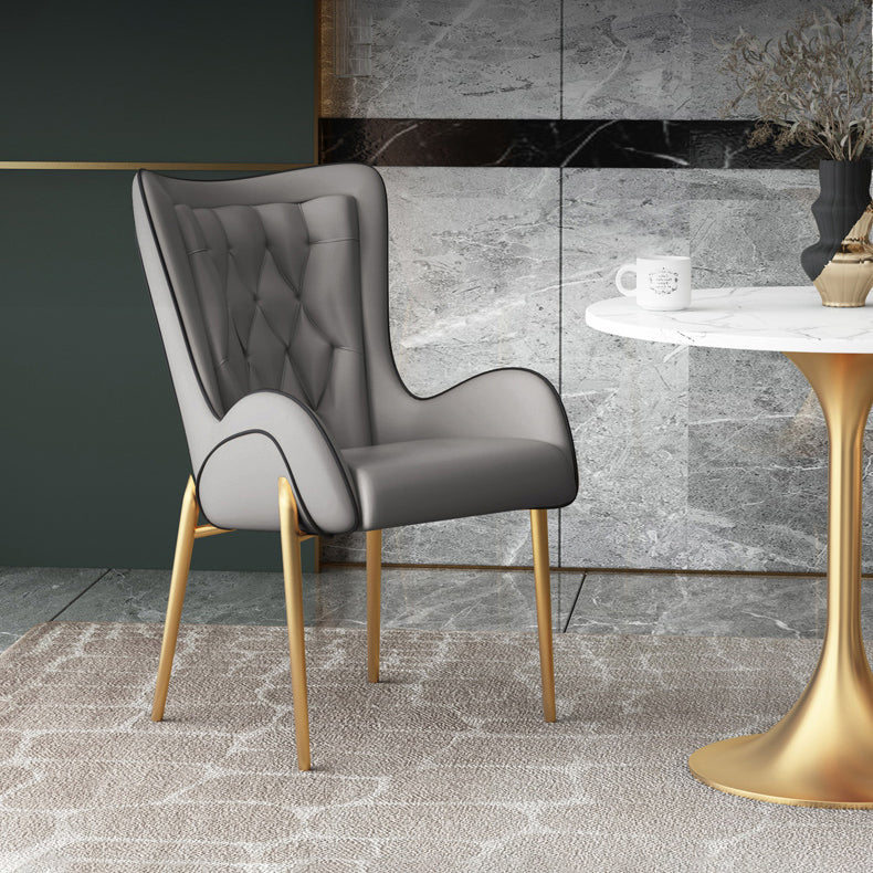 1/3/4/5 Pcs Metal Scandinavian Dining Room Set with Round Table Dinette Set