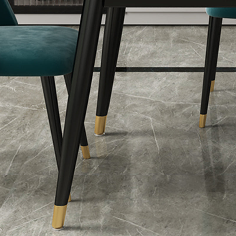 Glam 1/3/5/7 Pieces Dining Set Sintered Stone Dining Table for Home Use