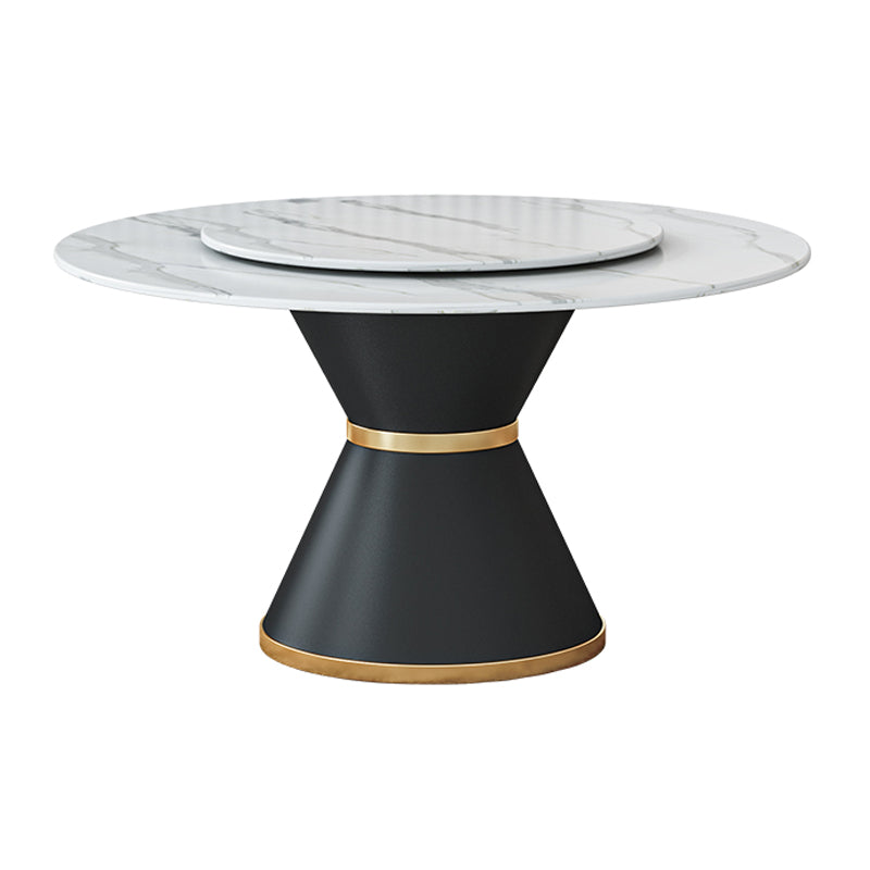 1/2/7/9 Pcs Metal Contemporary Dining Room Set with Round Table Dinette Set