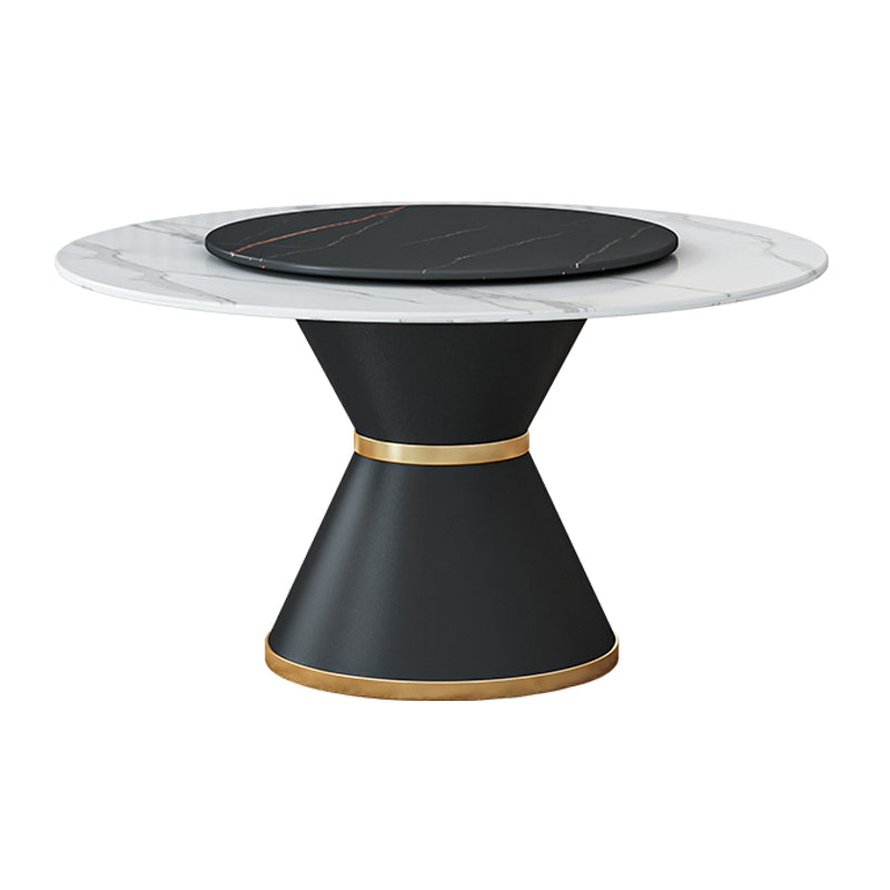 1/2/7/9 Pcs Metal Contemporary Dining Room Set with Round Table Dinette Set