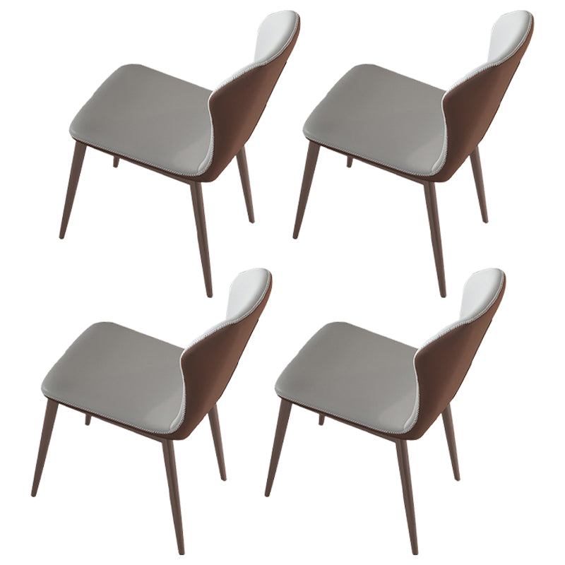 Nordic 1/4/5/7 Pieces Dining Set Sintered Stone Dining Table with Leather Chairs