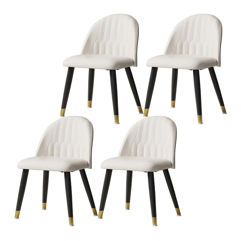 1/4/7 Pcs Metal Modern Dining Room Set with Round Table Dining Set