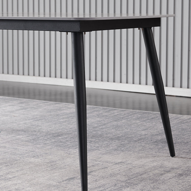 Contemporary 1/4/5/7 Pieces Dining Set Gray Sintered Stone Dining Table