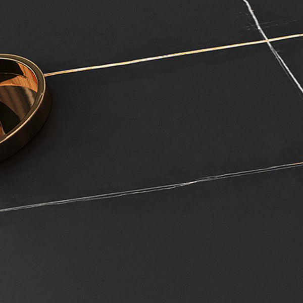 Contemporary 1/5/7 Pieces Dining Set Black Sintered Stone Dining Furniture